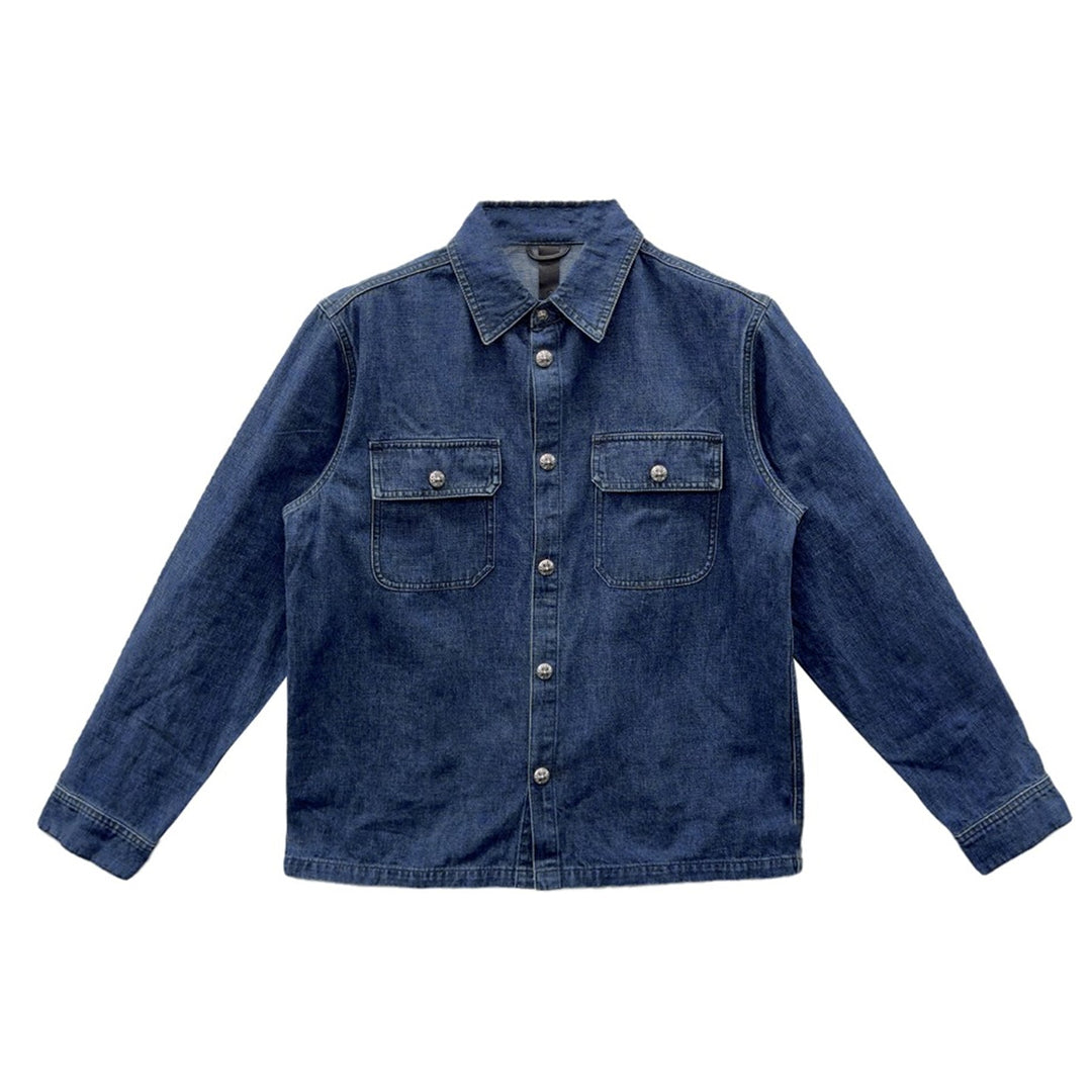Chrome Hearts Work Dog Denim Shirt Jacket - SHENGLI ROAD MARKET