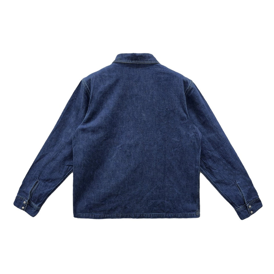 Chrome Hearts Work Dog Denim Shirt Jacket - SHENGLI ROAD MARKET