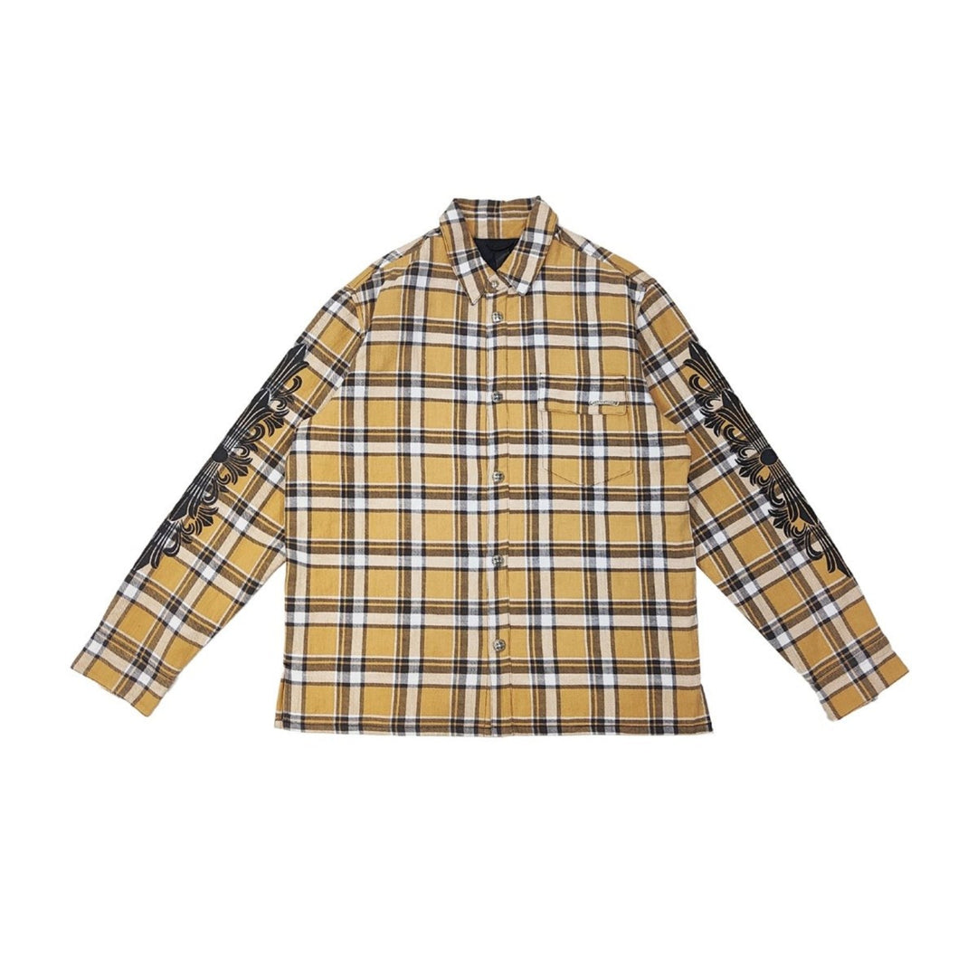 Chrome Hearts Work Dog Padded Flannel Shirt Jacket - SHENGLI ROAD MARKET