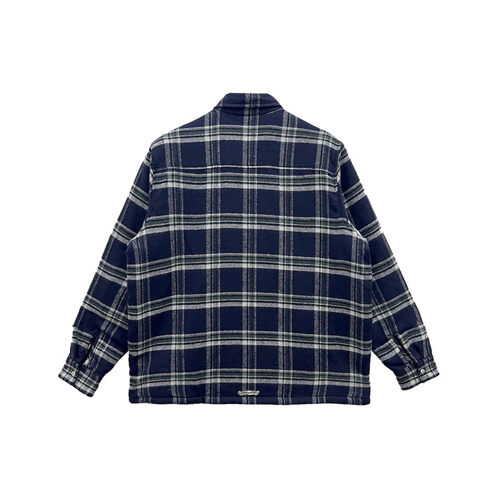 Chrome Hearts Work Dog Pile Lined Flannel Shirt Jacket - SHENGLI ROAD MARKET