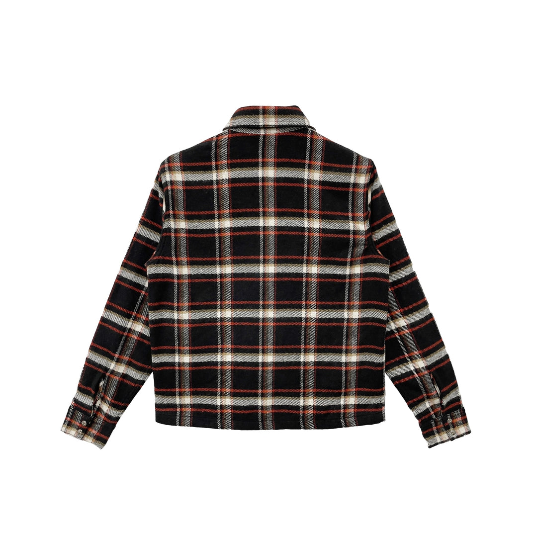 Chrome Hearts Work Dog Plaid Shirt Flannel Jacket - SHENGLI ROAD MARKET