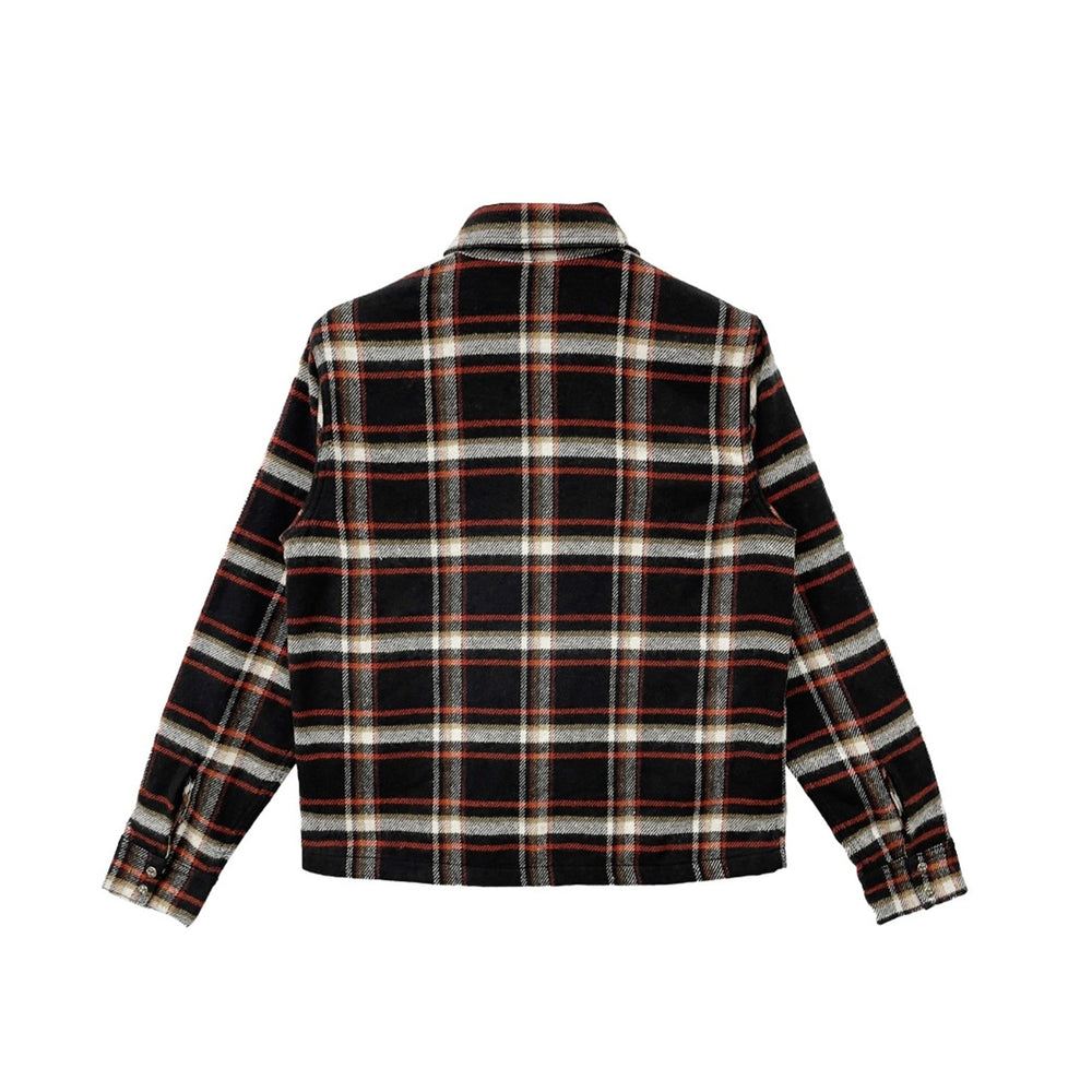 Chrome Hearts Work Dog Plaid Shirt Flannel Jacket - SHENGLI ROAD MARKET