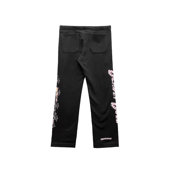 Chrome Hearts X Deadly Doll Pink Comic Girl Pants - SHENGLI ROAD MARKET