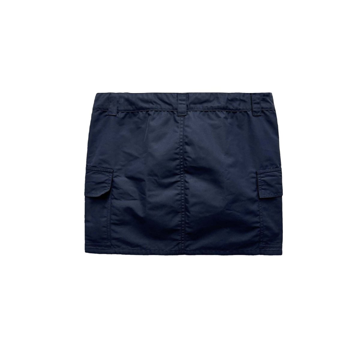 Chrome Hearts Yellow Cross Nylon Navy Utility Skirt Navy 26