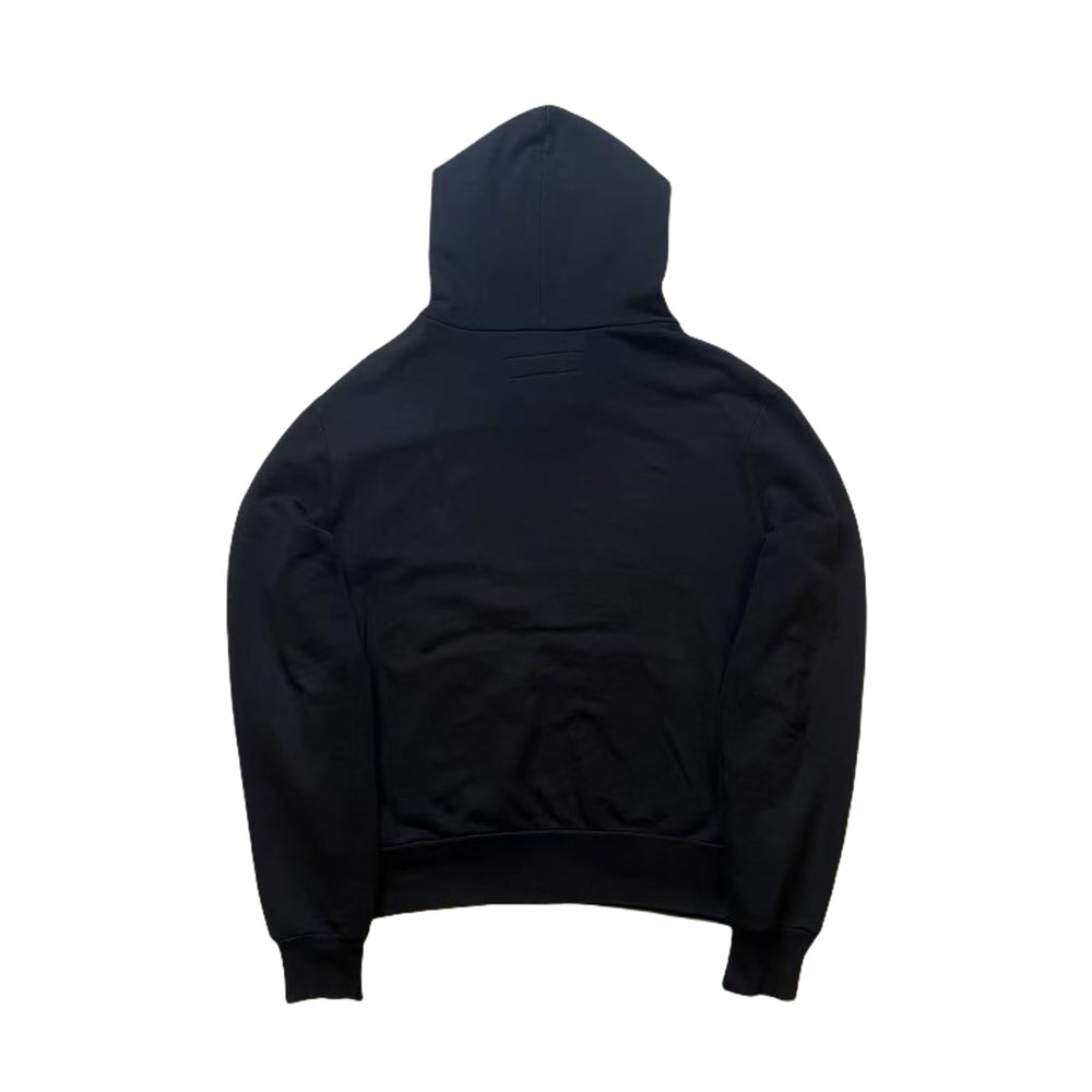 Chrome Hearts Yellow Script Sleeves Black Cashmere Pullover Hoodie - SHENGLI ROAD MARKET
