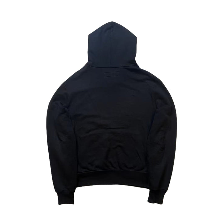 Chrome Hearts Yellow Script Sleeves Black Cashmere Pullover Hoodie - SHENGLI ROAD MARKET