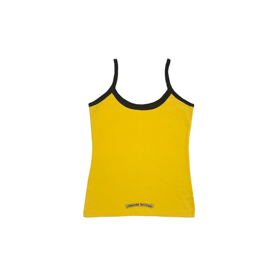 Chrome Hearts Yellow＆Black Horseshoe Logo Tank top - SHENGLI ROAD MARKET