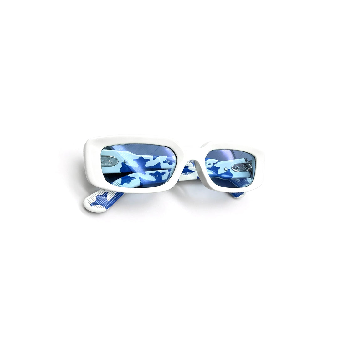 Chrome Hearts ZELDA White&Blue Sunglasses - SHENGLI ROAD MARKET