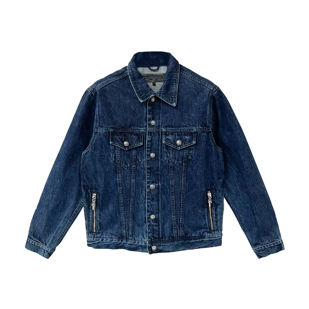 Chrome Hearts Cross Denim Blue Jacket