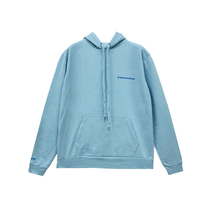 Chrome Hearts Miami Art Basel Exclusive Dagger Baby Blue Pullover Hoodie