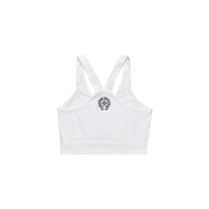 Chrome Hearts Horseshoe All-over Pattern Rib Tanktop