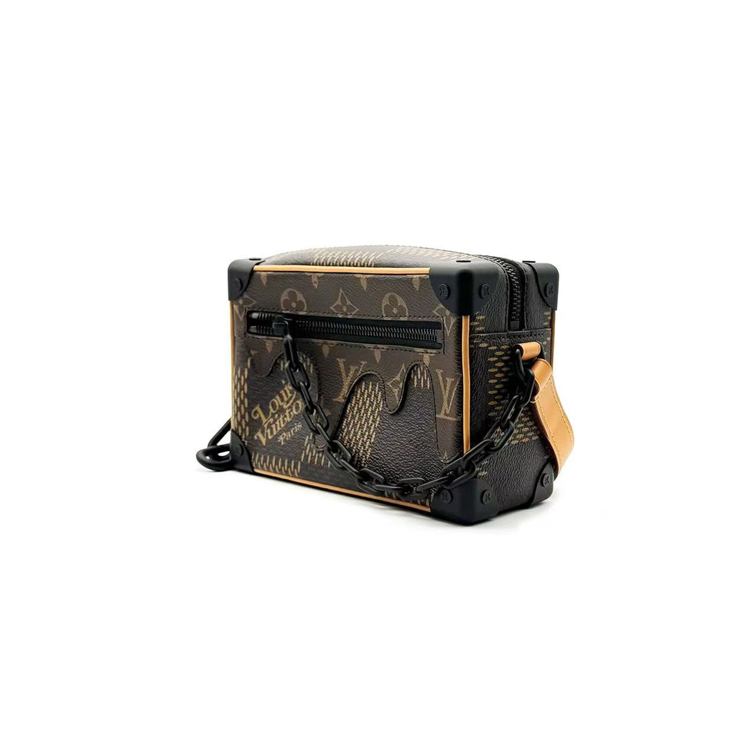 Louis Vuitton Nigo Giant Damier Ebene Monogram Mini Soft Trunk