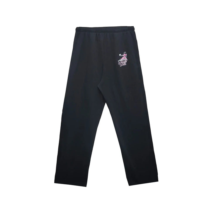 Deadly Doll Black Bubble Stripe Sweatpants - SHENGLI ROAD MARKET