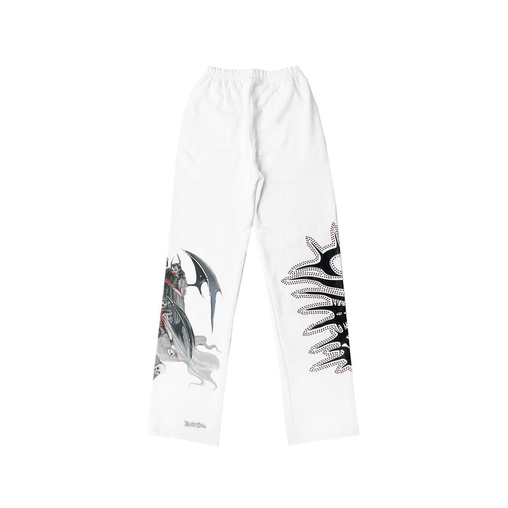 Deadly Doll Chaos White Sweatpants - SHENGLI ROAD MARKET