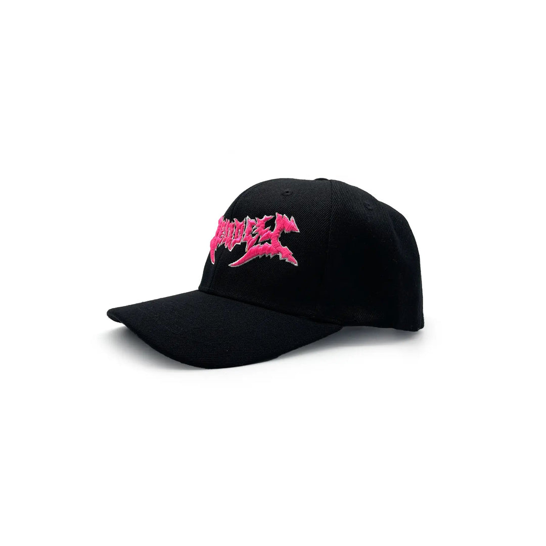 Deadly Doll Doomed Pink Embroidered Cap - SHENGLI ROAD MARKET