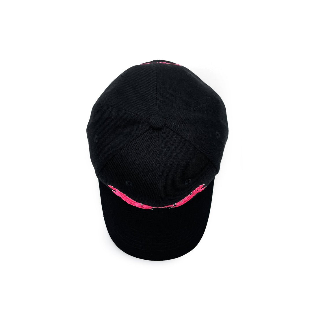 Deadly Doll Doomed Pink Embroidered Cap - SHENGLI ROAD MARKET