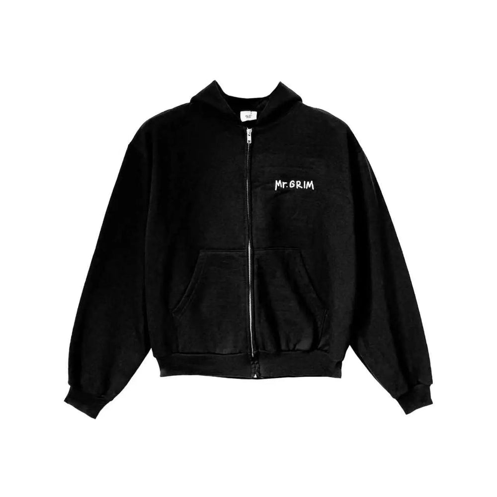 Deadly Doll Grim Reaper Zip Up Hoodie - SHENGLI ROAD MARKET