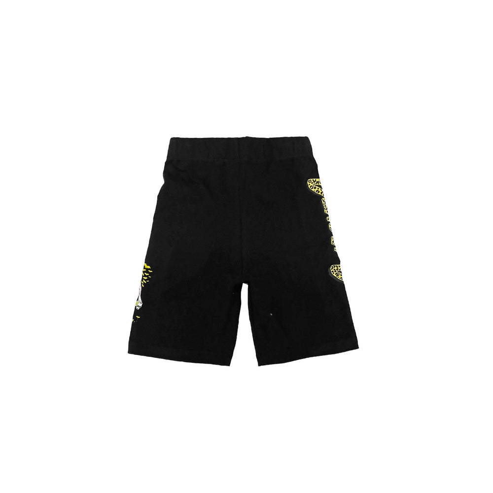 Deadly Doll Leopard Comic Graphic Cycling Shorts - SHENGLI ROAD MARKET