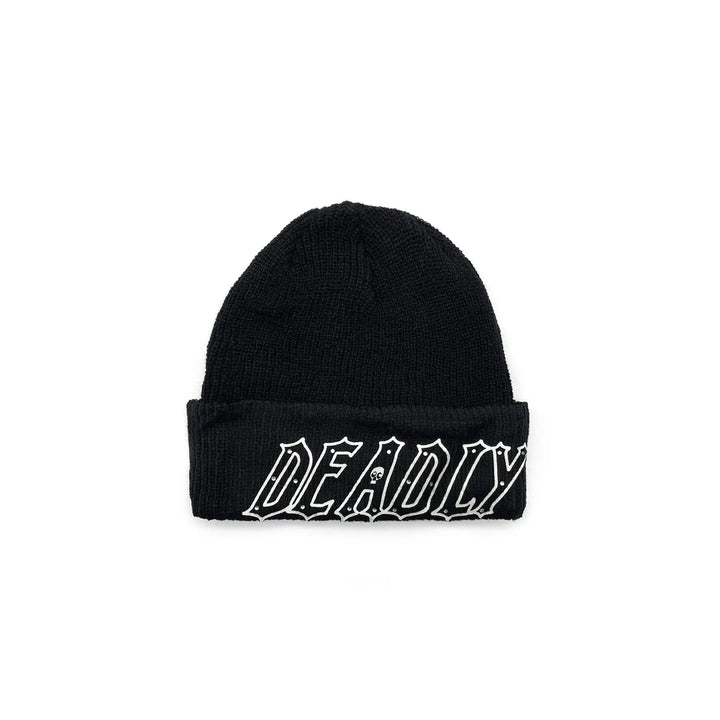 Deadly Doll Rhinestone Beanie - SHENGLI ROAD MARKET
