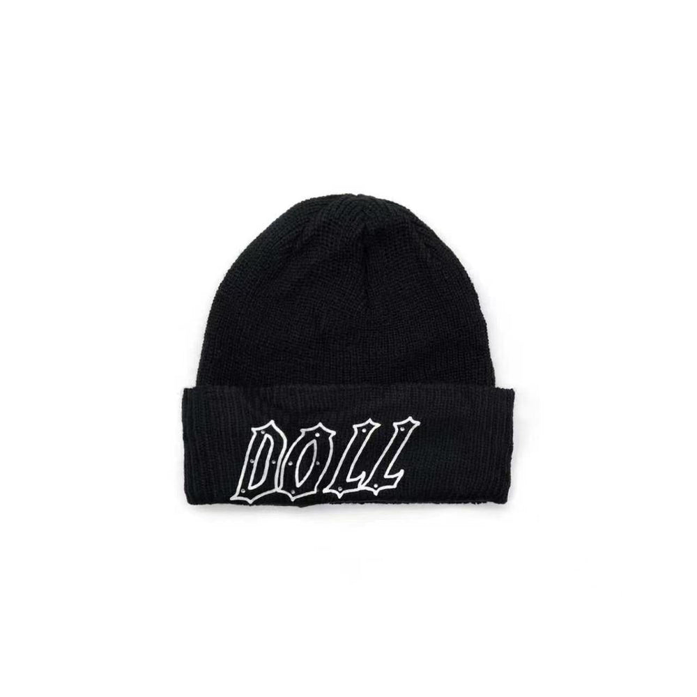 Deadly Doll Rhinestone Beanie - SHENGLI ROAD MARKET
