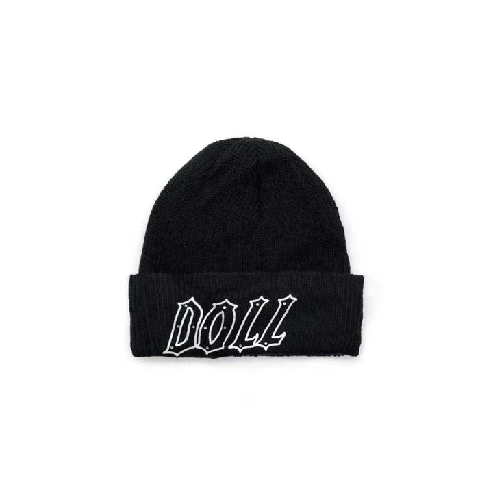 Deadly Doll Rhinestone Beanie - SHENGLI ROAD MARKET