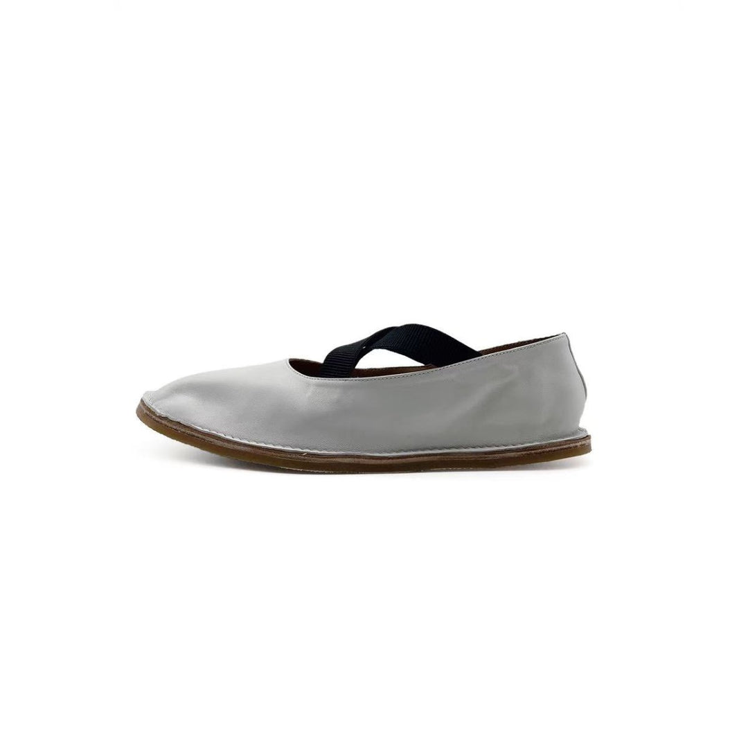 Dries Van Noten Off - White Leather Shoes - SHENGLI ROAD MARKET