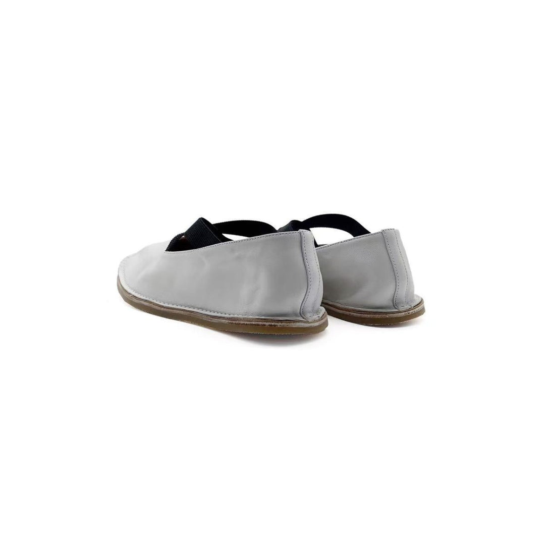 Dries Van Noten Off - White Leather Shoes - SHENGLI ROAD MARKET