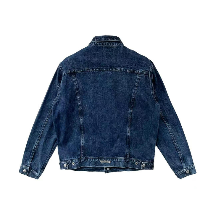 Chrome Hearts Cross Denim Blue Jacket