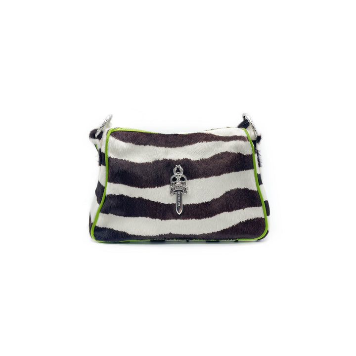 Chrome Hearts Horsehair Zebra Stripe Chicken Nugget Bag
