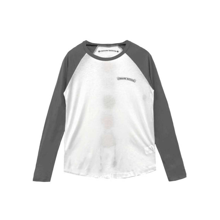 Chrome Hearts Matty Boy Graffiti White & Grey Long Sleeve T-Shirt Tee