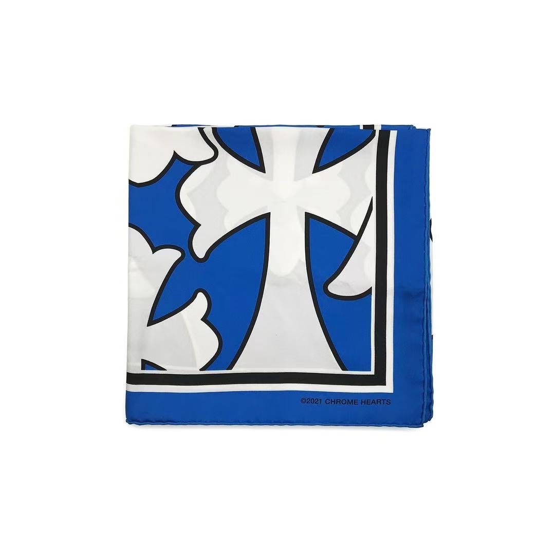 Chrome Hearts Cross Logo Silk Scarf