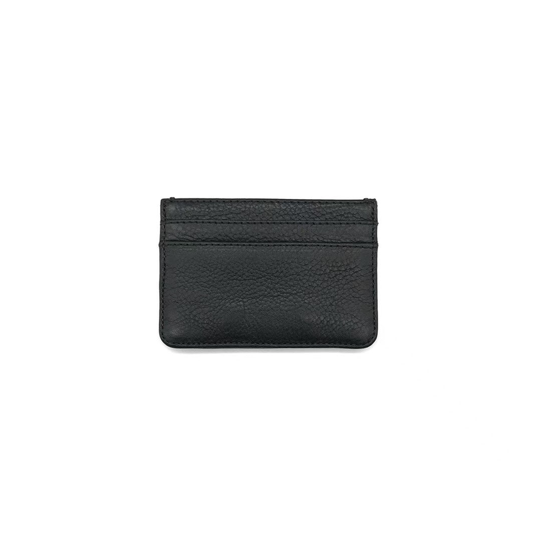 Chrome Hearts Black Leather Card Holder