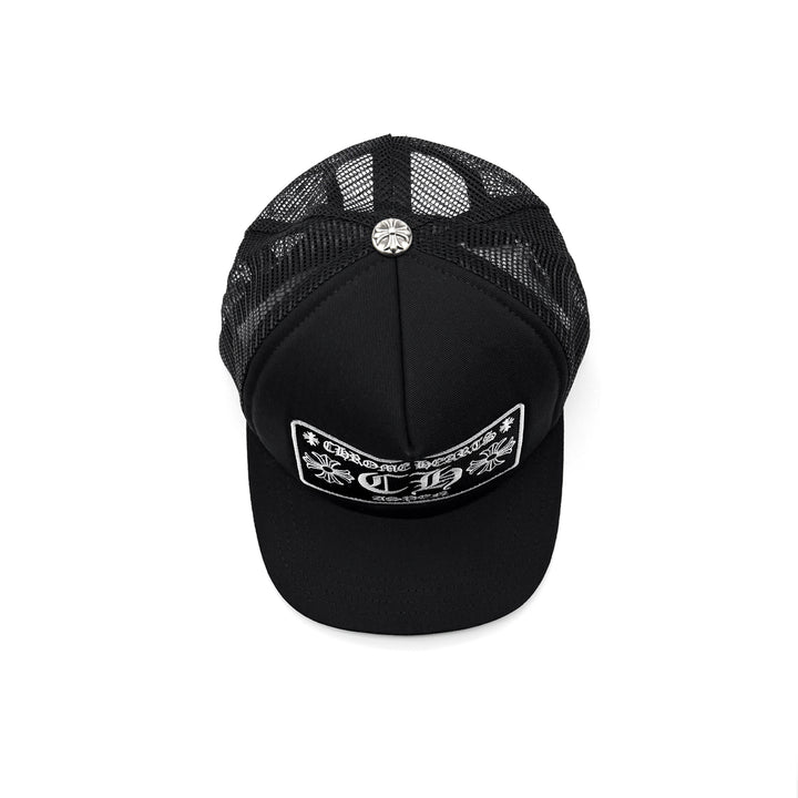 Chrome Hearts Aspen CH Embroidered Black Baseball Cap