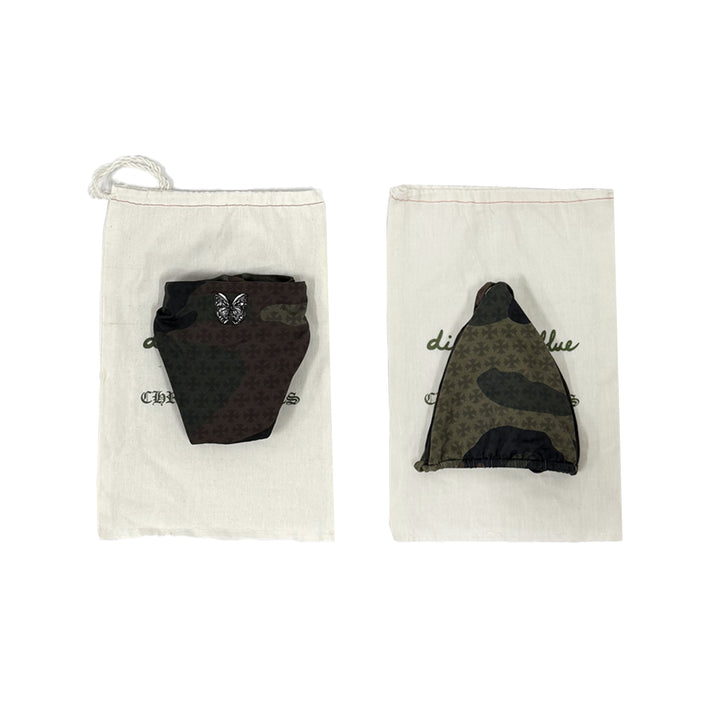 Chrome Hearts Dipped in Blue Camo Bikini Set