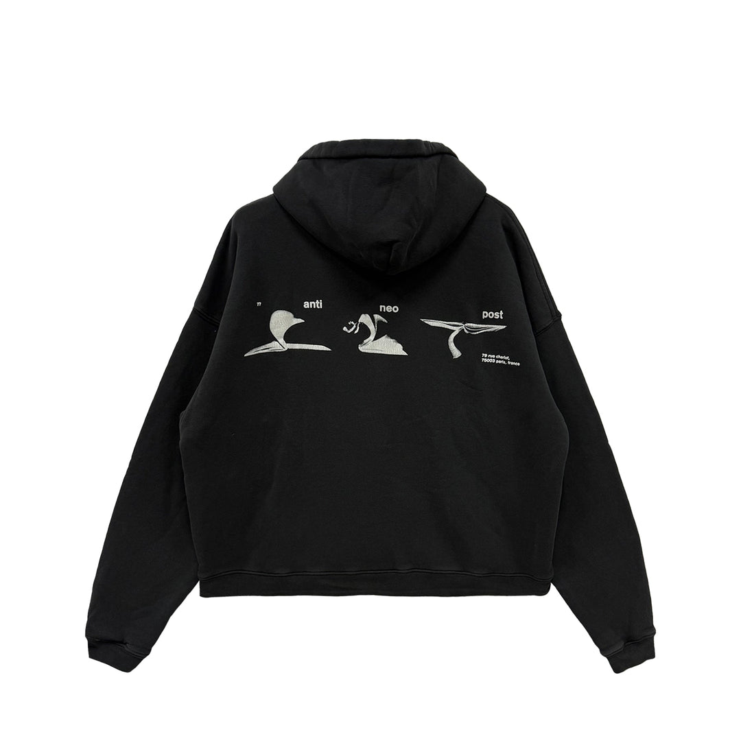Enfants Riches Déprimés Anti Neo Post Black Pullover Hoodie - SHENGLI ROAD MARKET