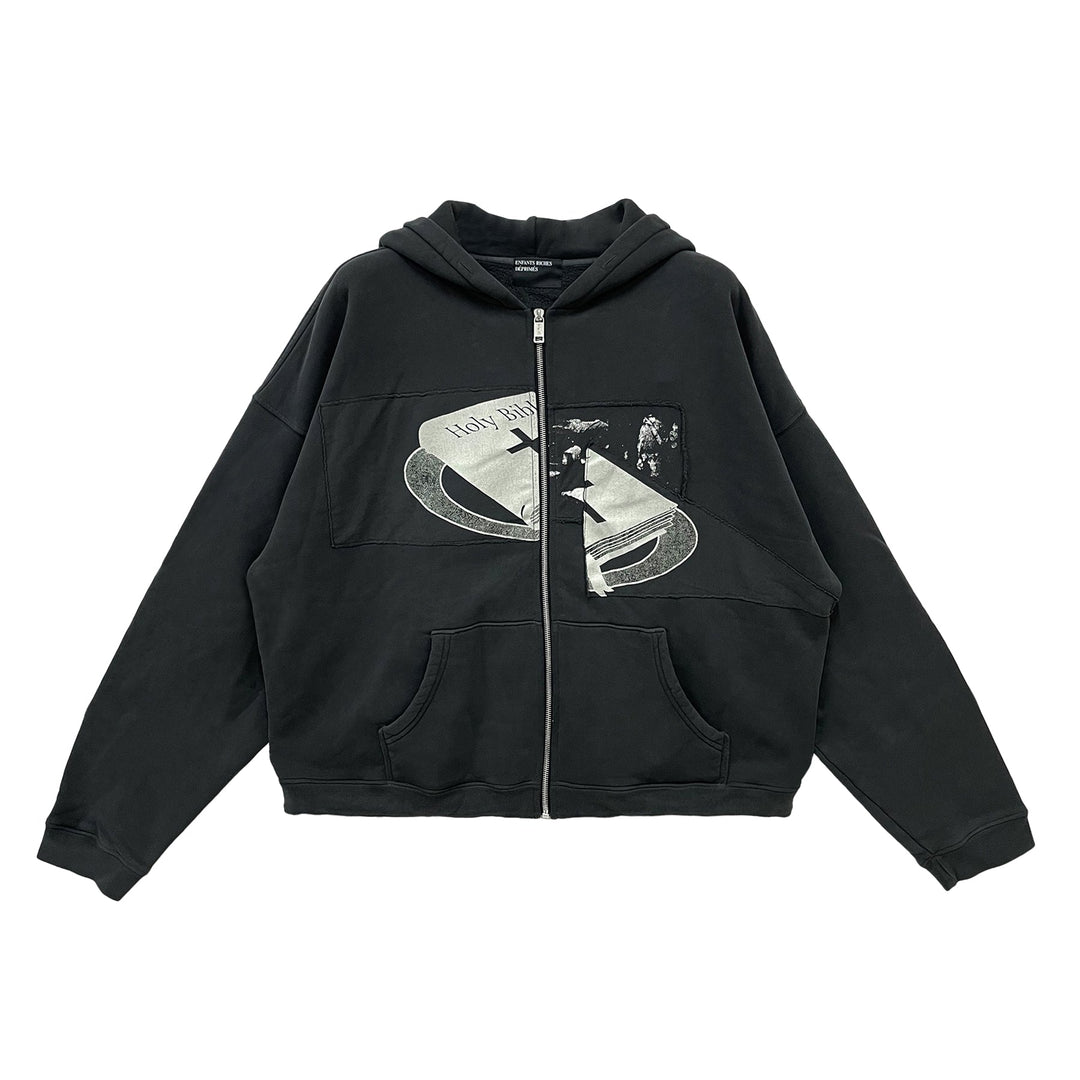Enfants Riches Déprimés Assemblage Holy Bible Black Zip Up Hoodie - SHENGLI ROAD MARKET