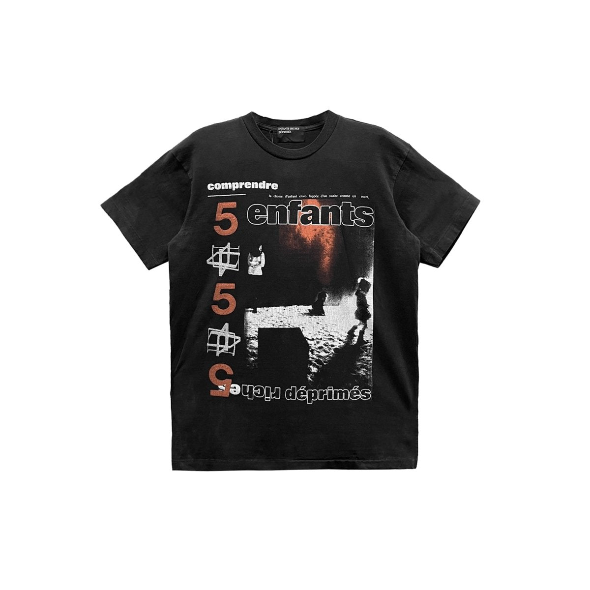 Enfants Riches Déprimés Black Comprende Short Sleeve T-Shirt Tee - SHENGLI ROAD MARKET