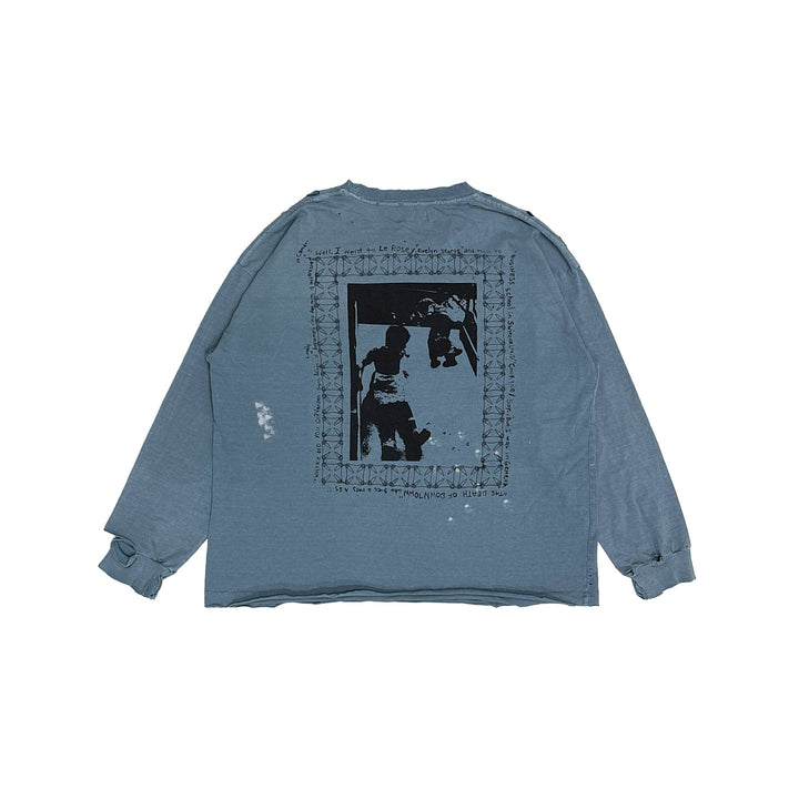 Enfants Riches Déprimés Boy In Chains Blue Long Sleeve T-Shirt Tee - SHENGLI ROAD MARKET