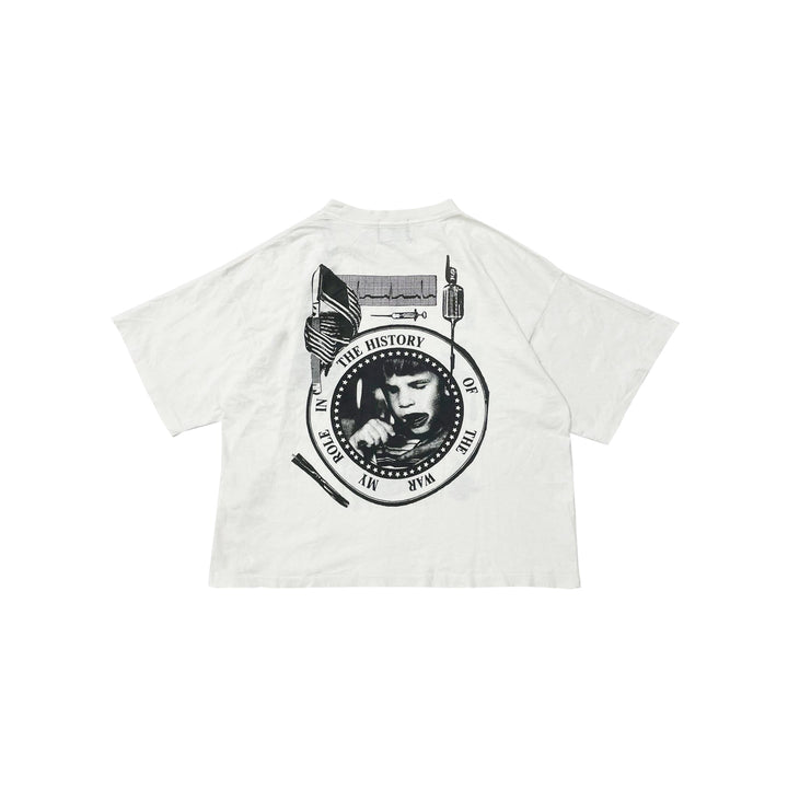 Enfants Riches Déprimés ERD My Role In The War White Short Sleeve T-Shirt Tee - SHENGLI ROAD MARKET
