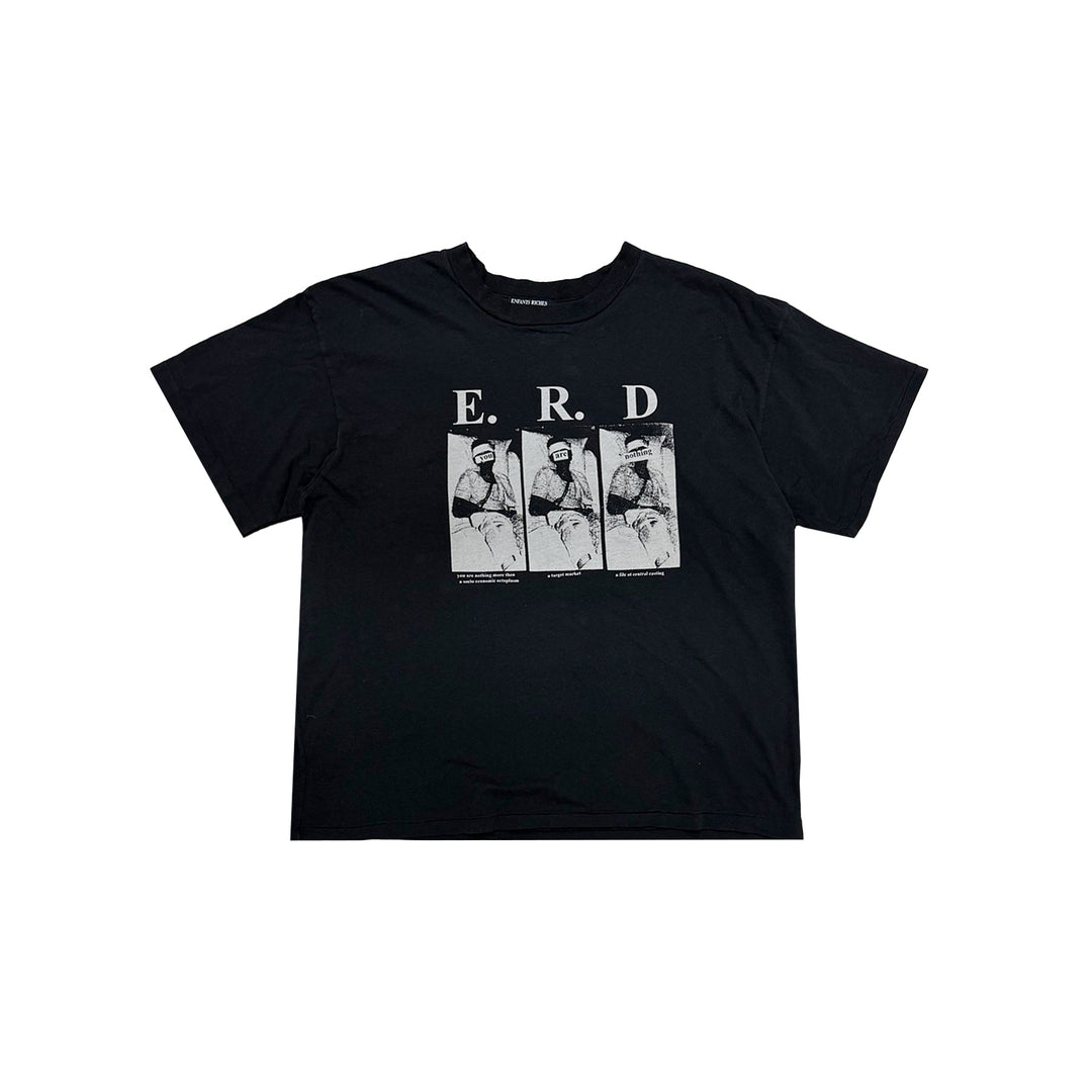 Enfants Riches Déprimés E.R.D You Are Nothing Black Short Sleeve T-Shirt Tee - SHENGLI ROAD MARKET