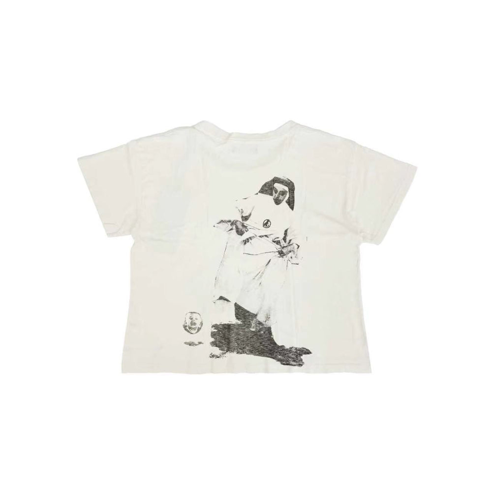 Enfants Riches Déprimés Nun Kicks Baby Dirty White Short Sleeve Tee - SHENGLI ROAD MARKET