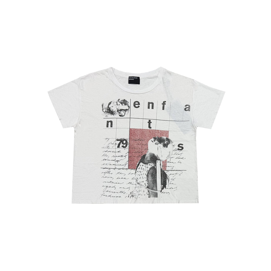 Enfants Riches Déprimés Pharmacist's Daughter Printed Cotton Short Sleeve Tee - SHENGLI ROAD MARKET