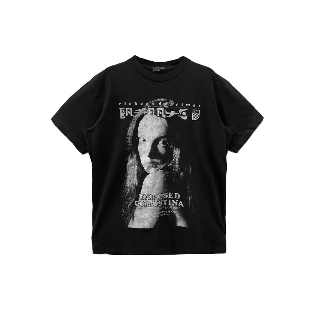 Enfants Riches Déprimés Portrait Print Short Sleeves Tee - SHENGLI ROAD MARKET