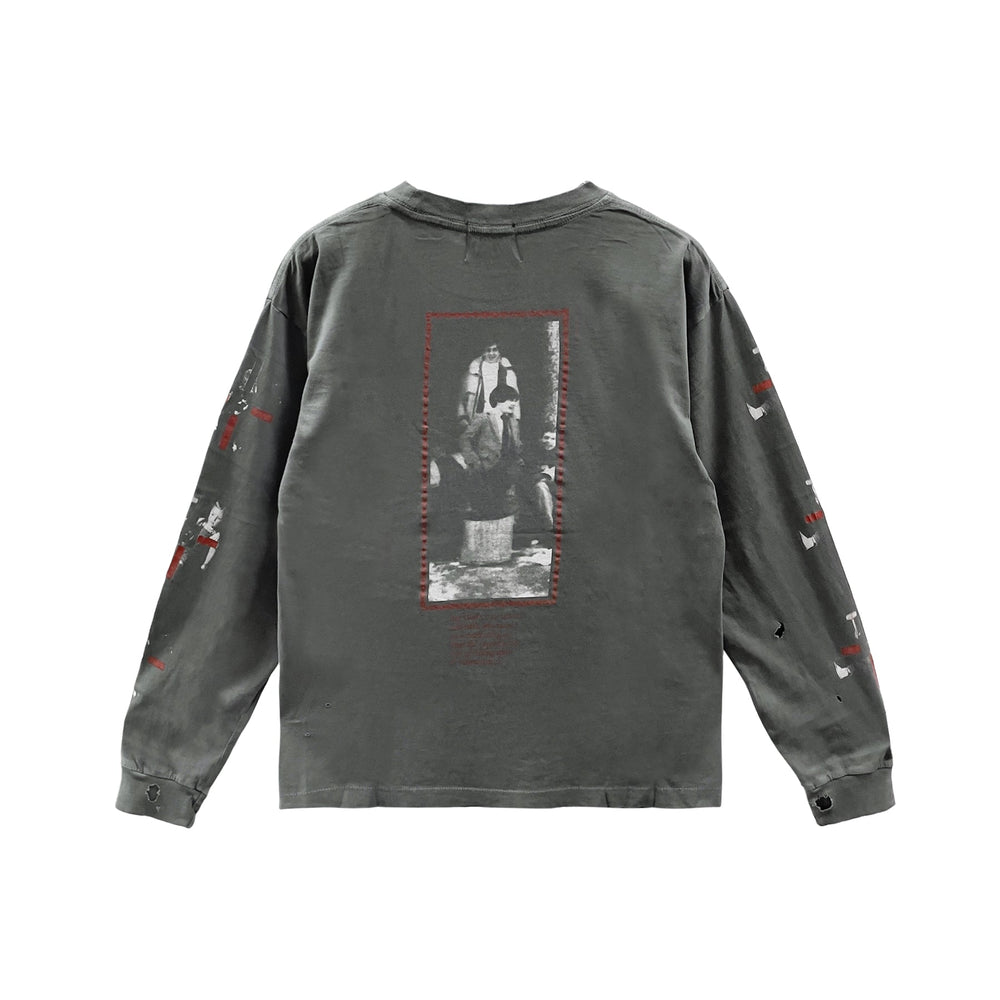 Enfants Riches Déprimés The Reality Of Of God LS Washed Black Long Sleeves Tee - SHENGLI ROAD MARKET