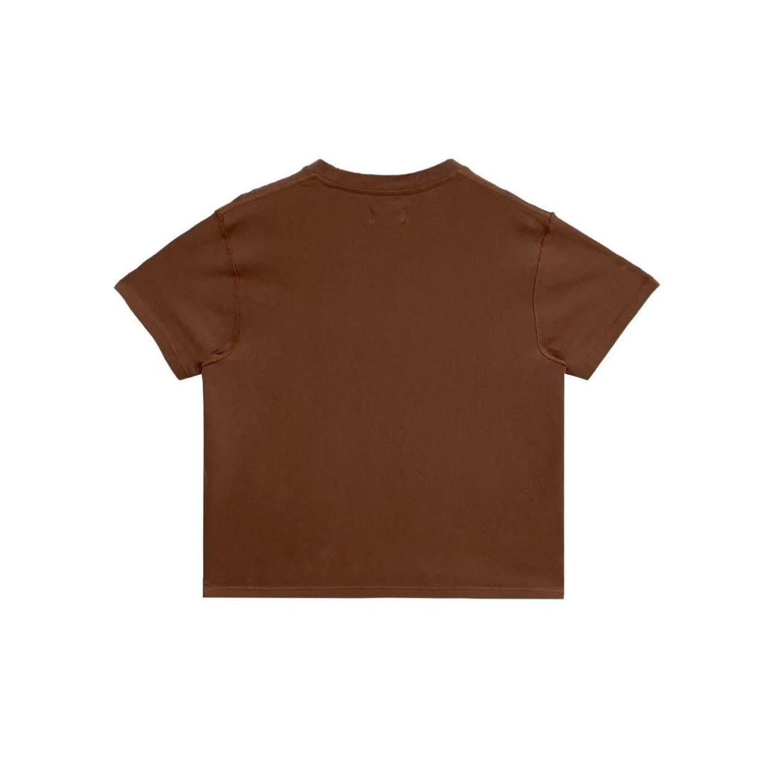 ERL Ripped Collar Skull Red Car Short Sleeve T-Shirt Tee - SHENGLI ROAD MARKET