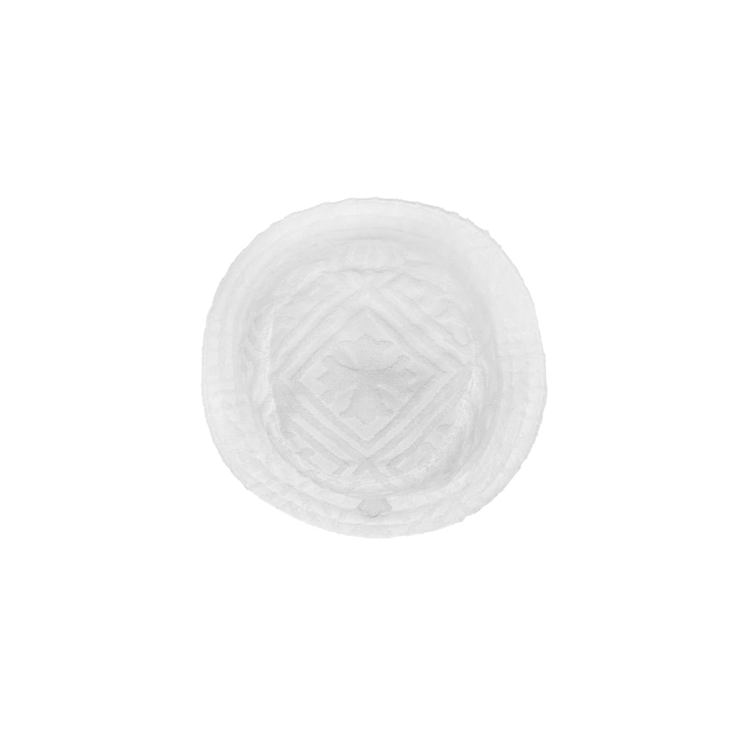 Chrome Hearts Cross Leather Patch Terry Fabric Hat