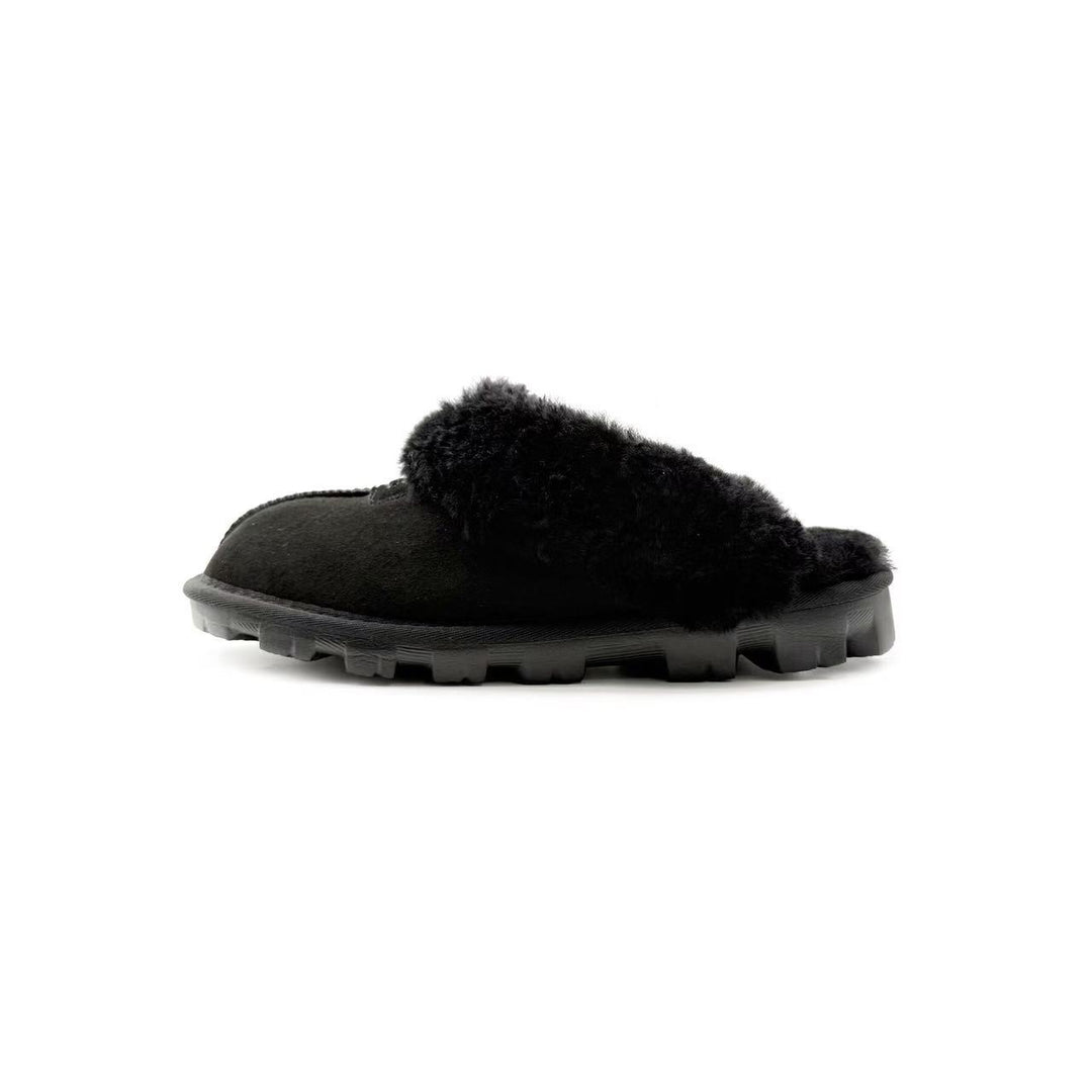 Chrome Hearts Ugg Silver Dagger Black Slip-on Slipper
