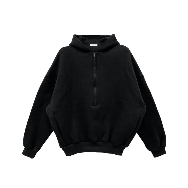 Fear Of God Eternal Black Athletics Half Zip Hoodie - SHENGLI ROAD MARKET