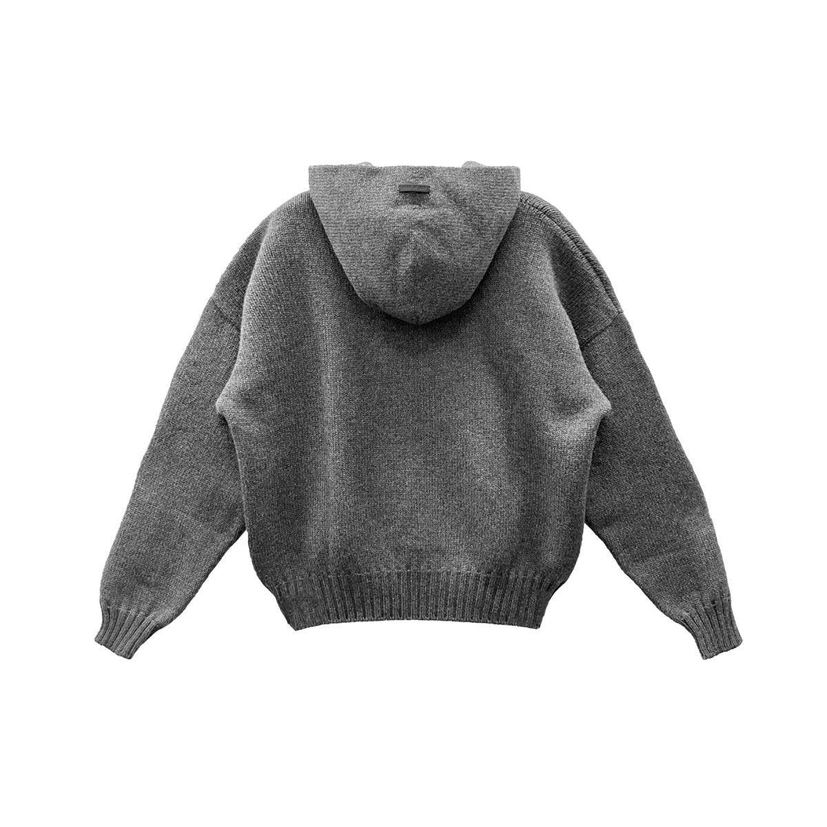 Fear Of God Gray Cashmere Knitted Hoodie - SHENGLI ROAD MARKET