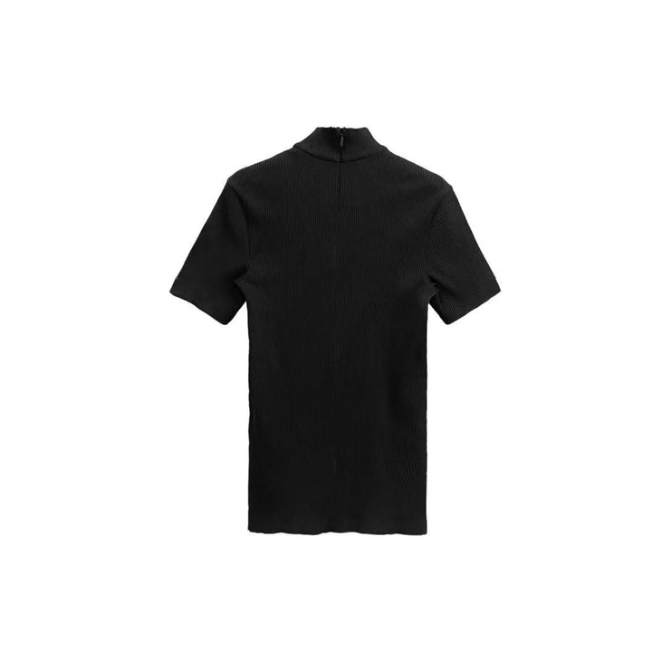 Fendi Black Piqué Polo Shirt - SHENGLI ROAD MARKET